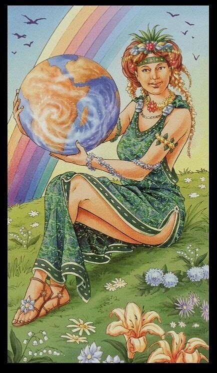 The Moon The Goddess Tarot The World Tarot Card Tarot Tarot Cards