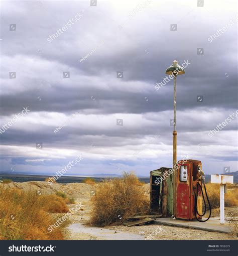 Old Gas Station Ghost Town Along Stock Photo 7858279 Shutterstock