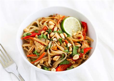 Easy Chicken Pad Thai Recipe I Heart Naptime