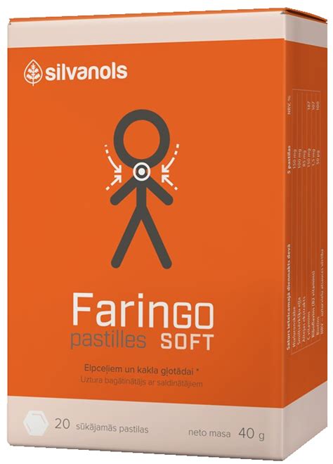 FARINGO SOFT lozenges, 20 pcs. | Mēness aptieka