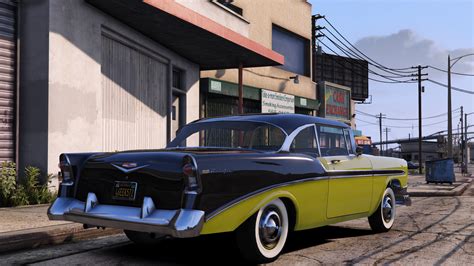 1956 Chevrolet Bel Air Nomad Add On LODs GTA5 Mods