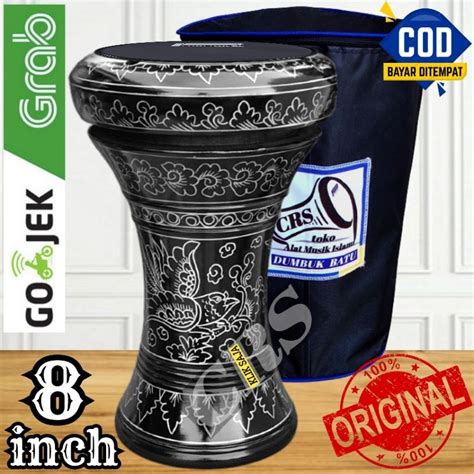 Jual Darbuka Kayu Atau Dumbuk 8 Inch Power Beat Hitam Shopee Indonesia