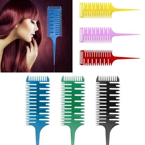 3 Way Sectioning Weave Weaving Highlight Highlighting Comb Hair Dye Tool Wish