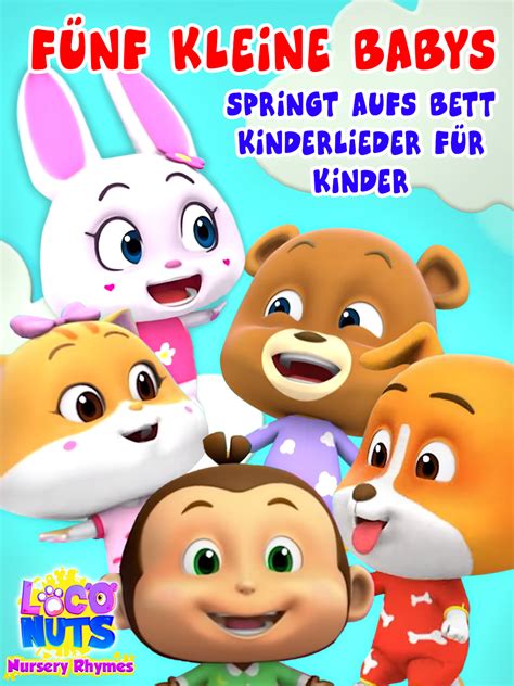 Prime Video F Nf Kleine Babys Springt Aufs Bett Kinderlieder F R Kinder