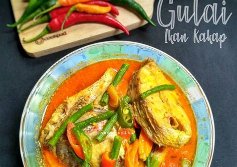 Resep Gulai Ikan Kakap Dan Kacang Panjang Oleh Heny Rosita Cookpad