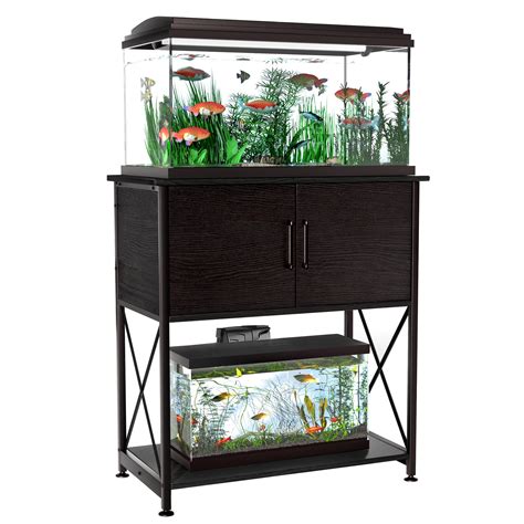 Herture Gallon Aquarium Stand Metal Frame Fish Tank Stand With