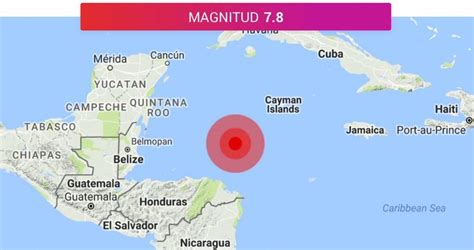 Se Registra Terremoto De 7 8 Grados En Honduras Se Percibe En Quintana