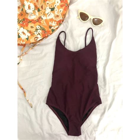 Eight Mermaid Plum One Piece Bikini Small Shopee Philippines