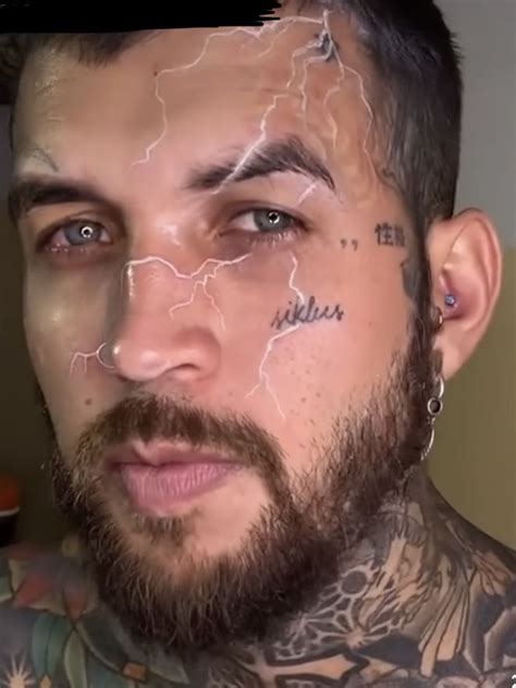 Mens Face Tattoos Small Face Tattoos Facial Tattoos Tattoos For