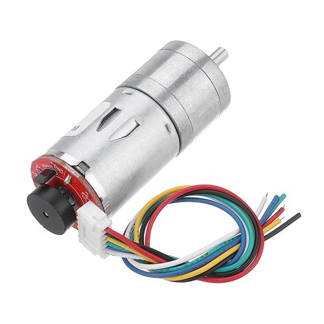 Dc Motor 2kg 280rpm Ga25 370 With Encoder 12v With Bracket Mechatronx