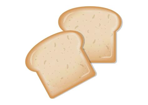 Two Slices Of Bread Vector Flat Design 29785668 Vector Art At Vecteezy