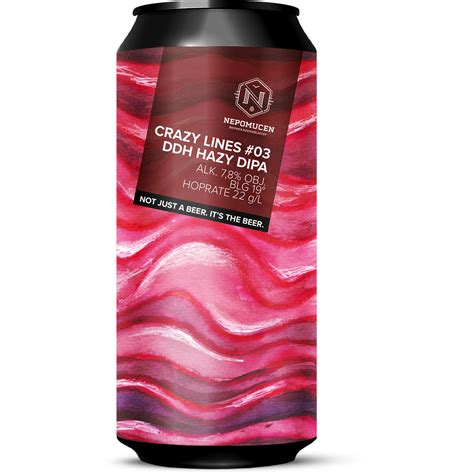 Nepomucen CRAZY LINES 03 DDH HAZY DIPA Sklep Impuls Piwo Czeskie I