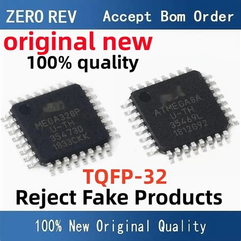 100 New ATMEGA328P AU ATMEGA328PU ATMEGA8A AU ATMEGA8AU TQFP32