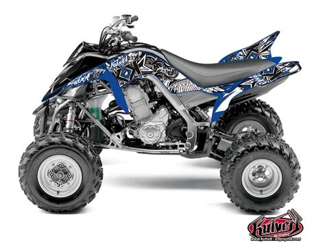 Liquidation Kit Déco Quad Demon Yamaha 700 Raptor Bleu nouvelle série