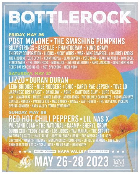 BottleRock Napa Valley | May 26-28, 2023