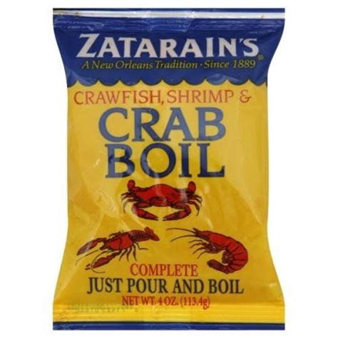 Zatarains Seasoning Crab Shrimp Boil Preseasoned Ounces Pack Of