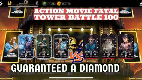 Action Movie Fatal Tower Battle Guaranteed Diamond Round Mk