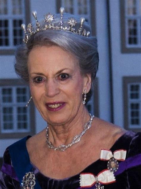 Princess Benedikte Of Denmark Queen Sophias Star And Pearl Tiara