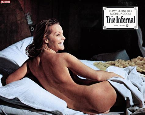 Romy Schneider Nua Em Le Trio Infernal