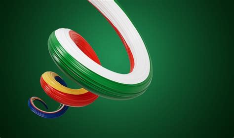 Premium Photo 3d Flag Of Seychelles 3d Spiral Glossy Ribbon Of