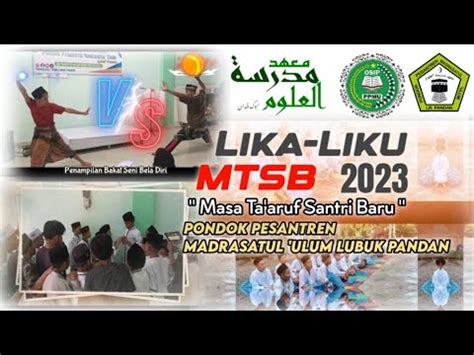 Masa Ta Aruf Santri Baru Ppmu Lubuk Pandan Youtube