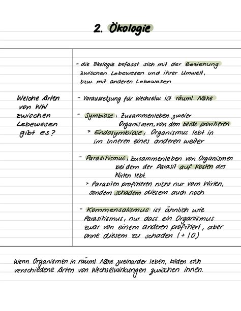 Skript Ökologie 2 Ökologie Ökologiebefasst sich mit der