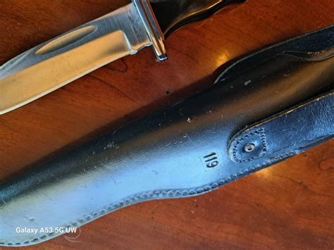 Vintage Buck 119 Very Early 1 Liner Tang Stamp Version Never Used