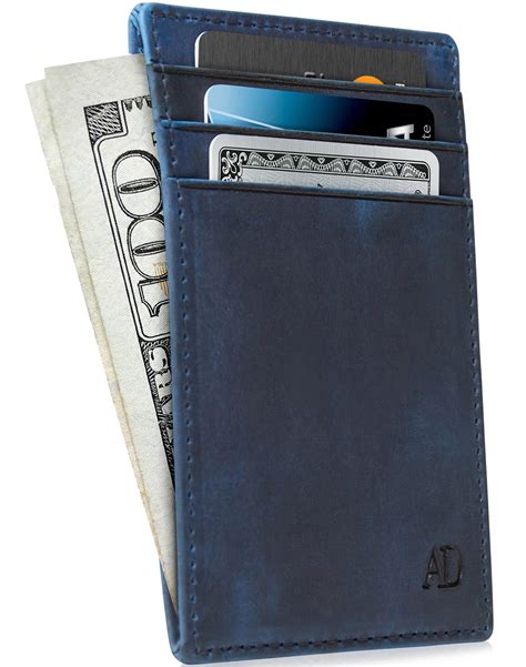 Slim Minimalist Wallets For Men & Women - Genuine Leather Credit Card ...