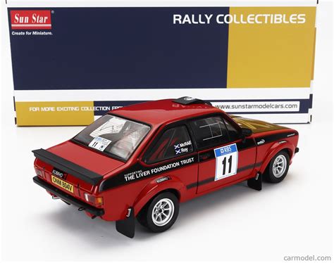 SUN STAR 04854 Scale 1 18 FORD ENGLAND ESCORT MKII RS 1800 N 11 RALLY