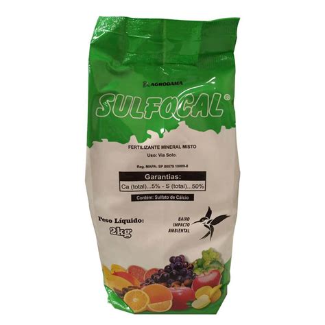 Sulfocal Calda Sulfocálcica 2 kg Irrigafort Produtos Agrícolas