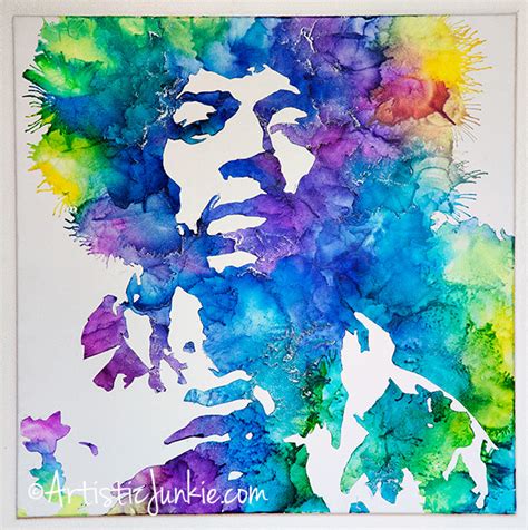 Jimi Hendrix Time Lapse Project Artisticjunkie