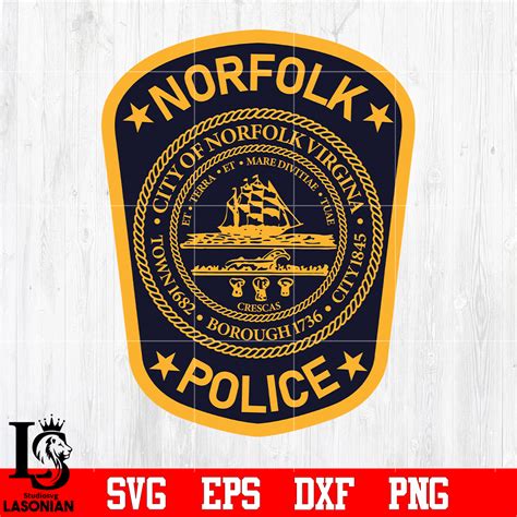 Badge Norfolk Police Svg Eps Dxf Png File Digital Download Inspire