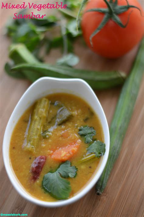 Mixed Vegetable Sambar Masalakorb