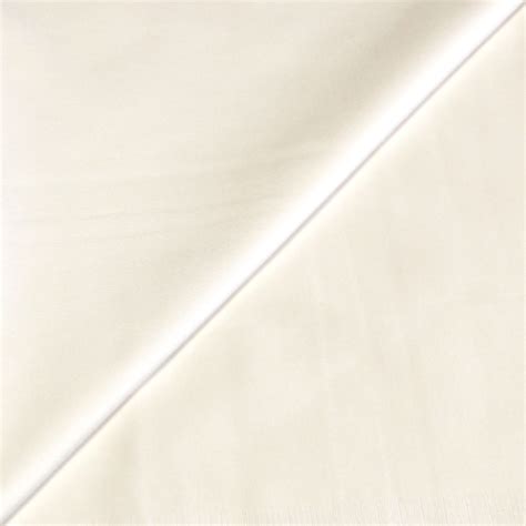 Satin Coton Lasthanne Off White Vendu Au M Tre