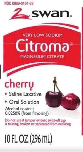 SVVan Magnesium Citrate Saline Laxative Cherry 2 Pack IFitness Mag