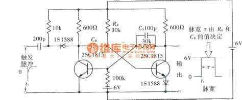 Monostable multivibrator circuit diagram - Oscillator_Circuit - Signal ...