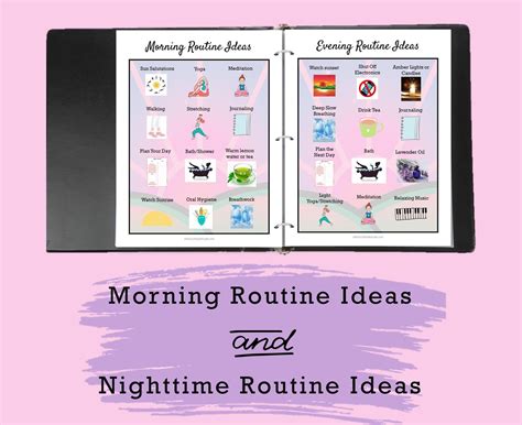 Printable Daily Routine Planner, Routine Chart, Morning Routine ...