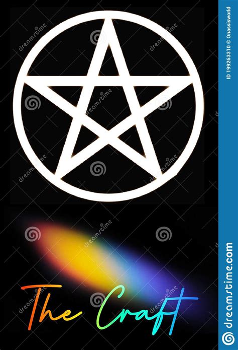 Illustration about Witchcraft Witches Pentagram. The Craft Magical ...