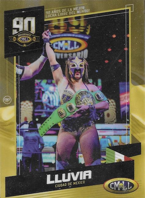 CMLL 90TH ANNIVERSARY 2023 LLUVIA CRAZY CARD COLLECTOR