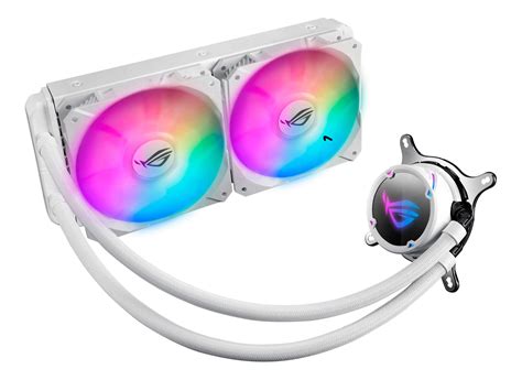 Buy Asus Rog Strix Lc 240 Rgb White Edition All In One Liquid Cpu Cooler With Aura Sync Rgb And