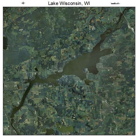 Aerial Photography Map of Lake Wisconsin, WI Wisconsin