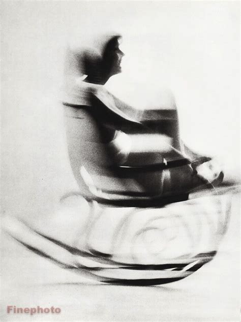 1962 Vintage SAM HASKINS Surreal Female Nude Rocking Chair Photo