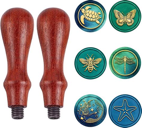 Amazon CRASPIRE Wax Seal Stamp Set Butterfly Dragonfly Bee Mermaid