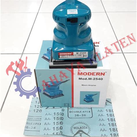 Jual Mesin Amplas Kayu Finishing Electric Sander Orbital MODERN M 2540