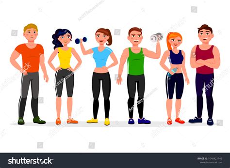 Fitness Cartoon Images Stock Photos Vectors Shutterstock