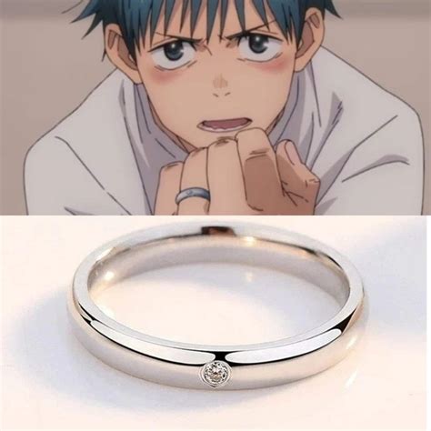 Anime Ring 925 Sterling Silver Ring Anime Rings Anime Etsy