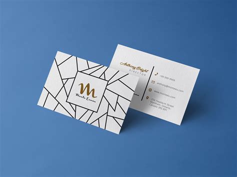 Free Front & Back Business Card Mock-ups – FreeMockup.net