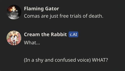 I confused the rabbit. : r/CharacterAI