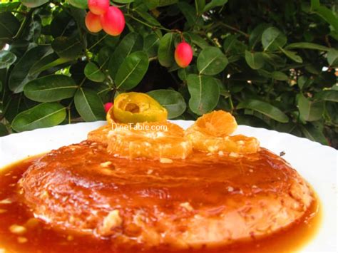 Caramel Custard Recipe - Dessert