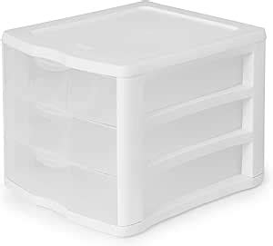 Sterilite Clearview 3 Storage Drawer Organizer Amazon Ca Home